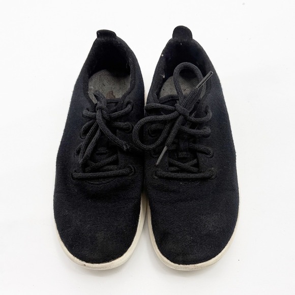Allbirds Women Wool Runners Black White Sole Sneakers WR1W9 Size 9 - Picture 6 of 10